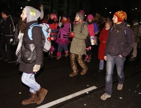 Protest gegen Wiener Akademikerball der FPÖ