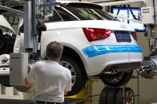 Audi A1 Sportback läuft in Brüssel vom Band