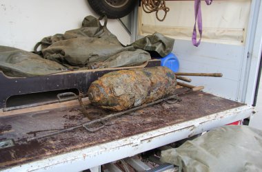 Erneut Weltkriegsbombe in Bombe Bütgenbach gefunden