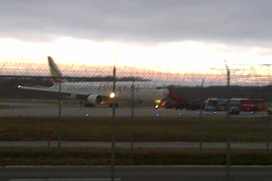 Entführte Maschine von Ethiopian Airlines