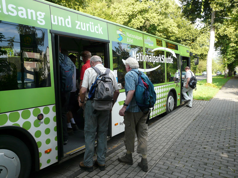 Naturpark Nordeifel bietet jetzt ein “GästeTicket” an, mit dem Touristen kostenlos mit Bus und Bahn verkehren können