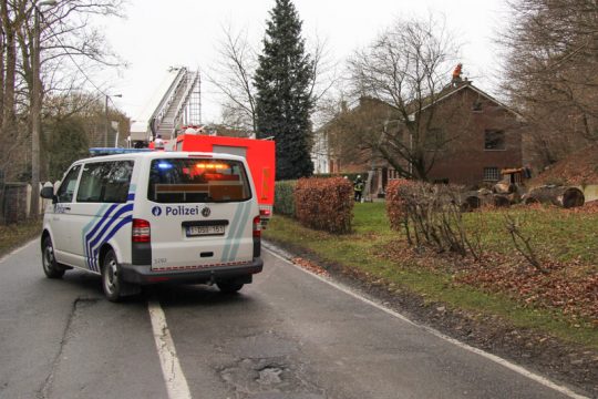 Kaminbrand in der Eupener Oestraße