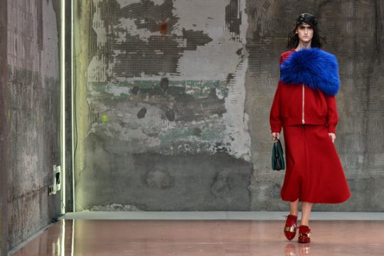 Aus der Kollektion Herbst/Winter 2014 des Modehauses Marni