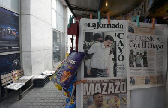 Die spektakulären Festnahme ist Titelthema in den mexikanischen Zeitungen