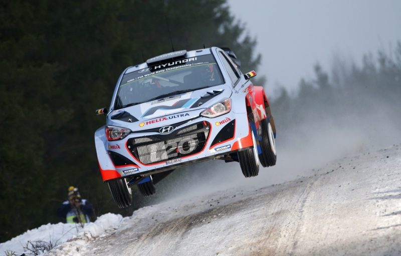 Rallye Schweden: Thierry Neuville nach dem Auftakt auf Rang neun