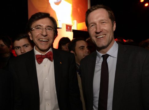 Platz 1 und 2 der Hitparade der beliebtesten Politiker in der Wallonie: die PS-Bugbilder Di Rupo (l.) und Magnette