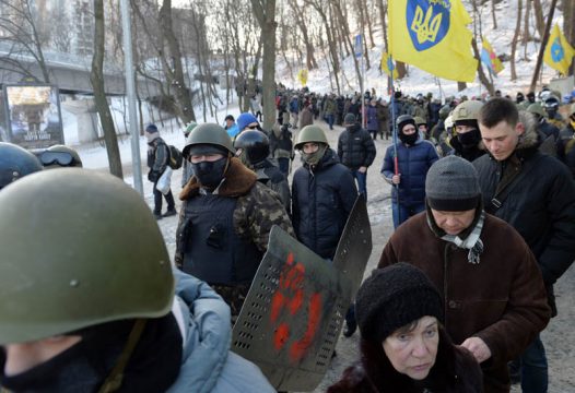Die Proteste gegen die ukrainische Regierung reißen nicht ab