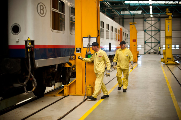 Werkstatt der SNCB in Schaerbeek