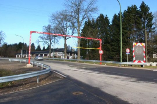 Lkw-Sicherheitsportal in Spa sorgt für Unmut