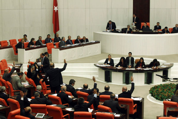 Das Parlament in Ankara