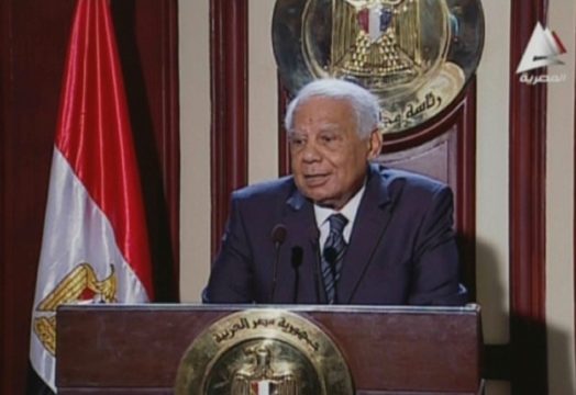 Der scheidende ägyptische Ministerpräsident Hasem al-Beblawi