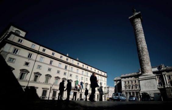 Erneut Krise in Italien - Der Chigi-Palast, Sitz desr Regierung in Rom