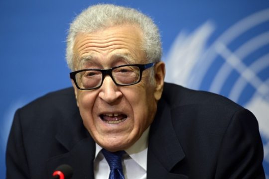 UN-Vermittler Lakhdar Brahimi sieht kein Vorankommen bei den Friedensverhandlungen in Genf