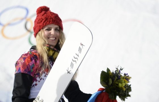 Snowboarderin Patrizia Kummer aus der Schweiz gewinnt Olympia-Gold im Parallel-Riesenslalom
