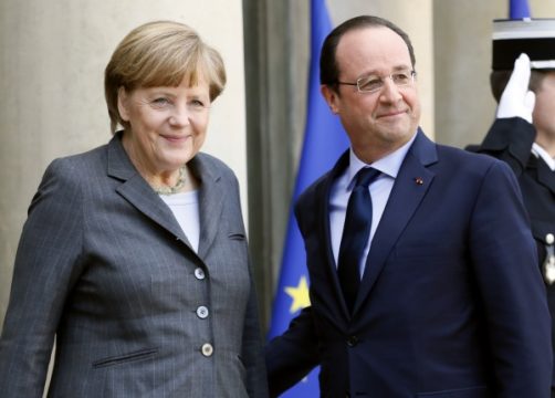 Angela Merkel und François Hollande in Paris