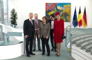 Antrittsbesuch in Berlin von Königin Mathilde und König Philippe