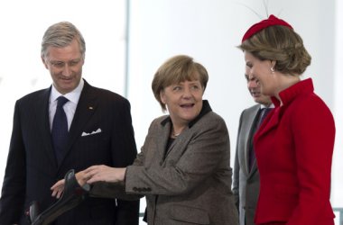 Antrittsbesuch in Berlin von Königin Mathilde und König Philippe