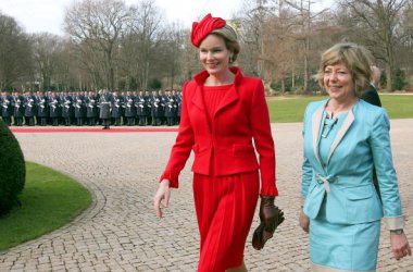 Antrittsbesuch in Berlin von Königin Mathilde und König Philippe