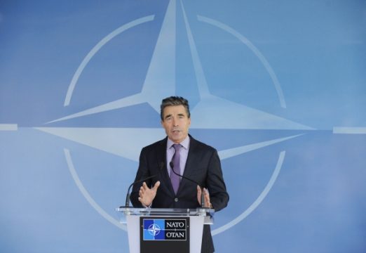 Nato-Generalsekretär Anders Fogh Rasmussen am Mittwoch in Brüssel