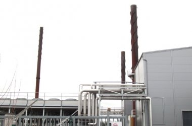 Das Biomasse-Heizkraftwerk Renogen auf Kaiserbaracke