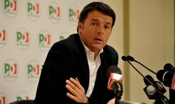 Der Chef der sozialdemokratischen Partei PD (Partito Democratico), Matteo Renzi am 18.1.