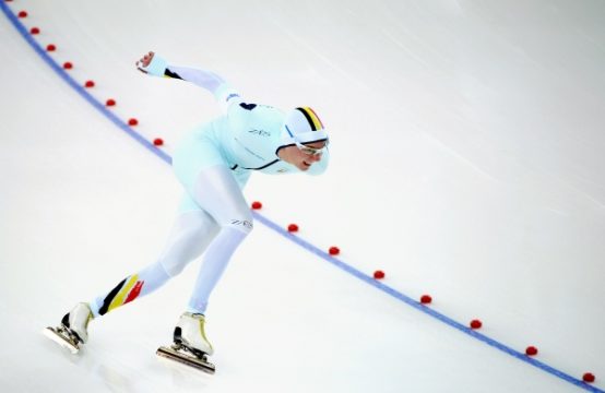 Eisschnellläufer Bart Swings 23. beim 1000-Meter-Lauf