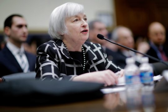Die neue Chefin der US-Notenbank, Janet Yellen