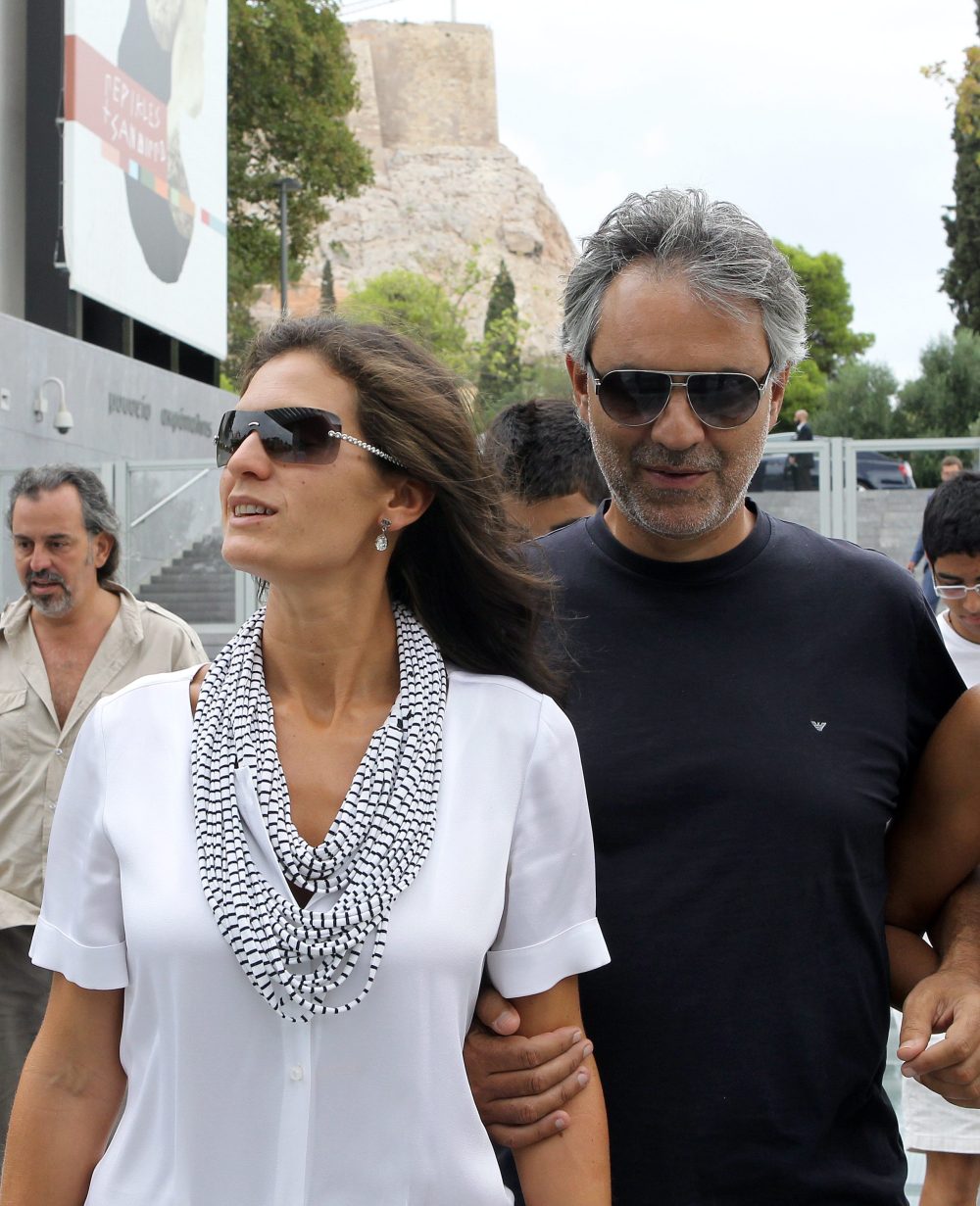 Veronica Berti und Andrea Bocelli am 6.9.2010 in Athen