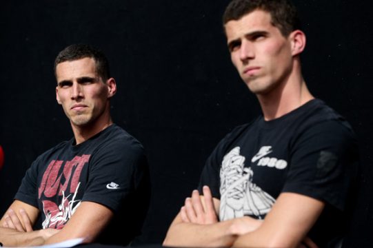 Die Brüder Kevin und Jonathan Borlée