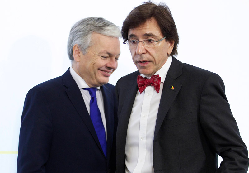 Didier Reynders und Elio Di Rupo