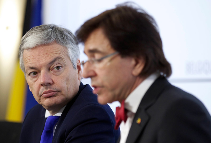 Didier Reynders und Elio Di Rupo