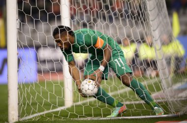 Belgien vs. Elfenbeinküste - Didier Drogba nach dem Anschlusstreffer (Foto: Yorick Jansens/BELGA)
