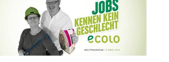 Ecolo-Kampagne zum Weltfrauentag