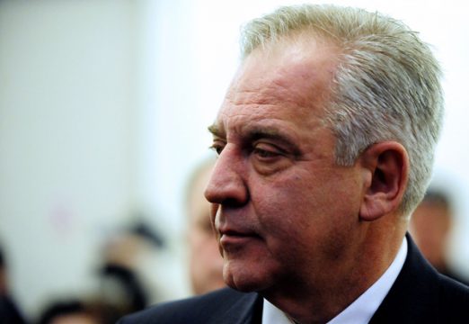 Der frühere kroatische Regierungschef Ivo Sanader in Zagreb
