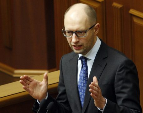 Der ukrainische Interims-Ministerpräsident Arseni Jazenjuk