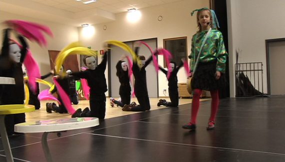 Eupener Schüler proben Musical "Felicitas Kunterbunt"