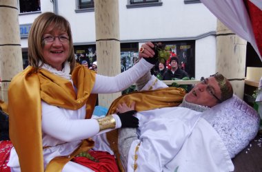 Rosenmontagszug in Büllingen 2014