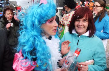 Rosenmontagszug in Büllingen 2014
