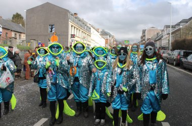 Rosenmontagszug in Eupen 2014