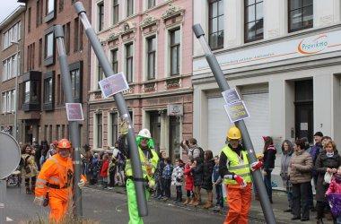 Rosenmontagszug in Eupen 2014