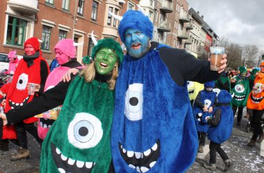 Rosenmontagszug in Eupen 2014