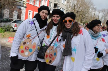 Rosenmontagszug in Eupen 2014