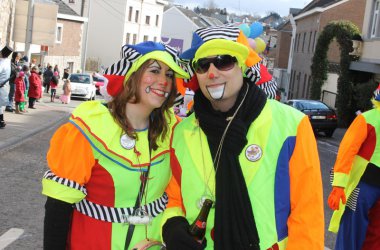 Rosenmontagszug in Eupen 2014
