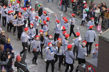 Rosenmontagszug in Eupen 2014