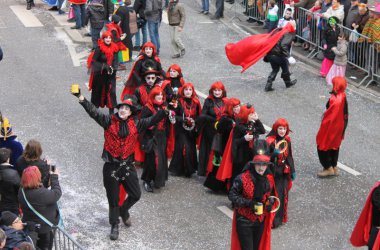 Rosenmontagszug in Eupen 2014