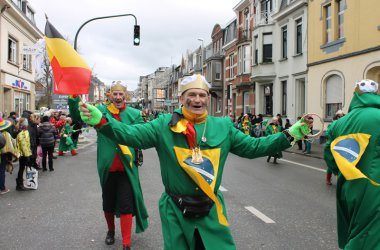 Rosenmontagszug in Eupen 2014