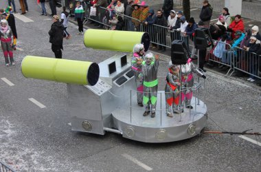 Rosenmontagszug in Eupen 2014