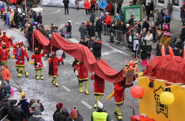 Rosenmontagszug in Eupen 2014