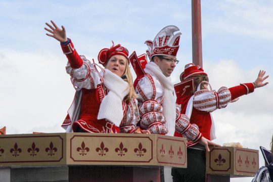 Raerens Prinz Roger III. mit den Pagen Dominique und Denise