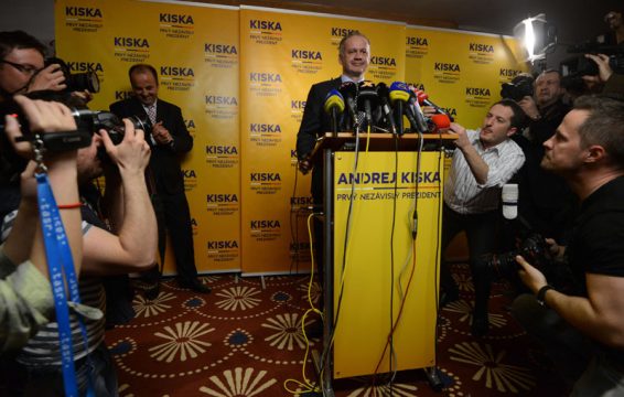 Andrej Kiska gewinnt Präsidentschaftswahl in der Slowakei